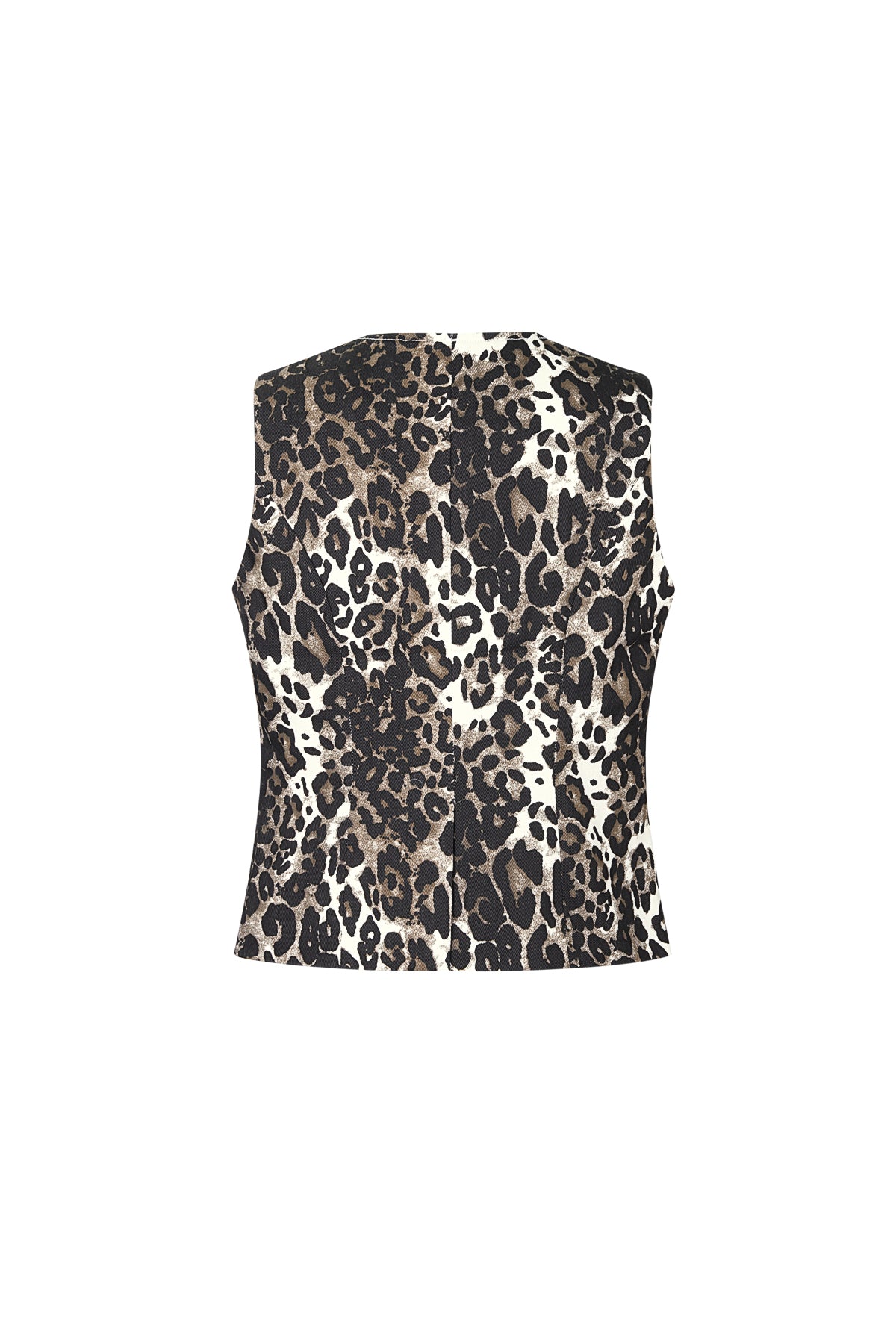 Leopard print vest