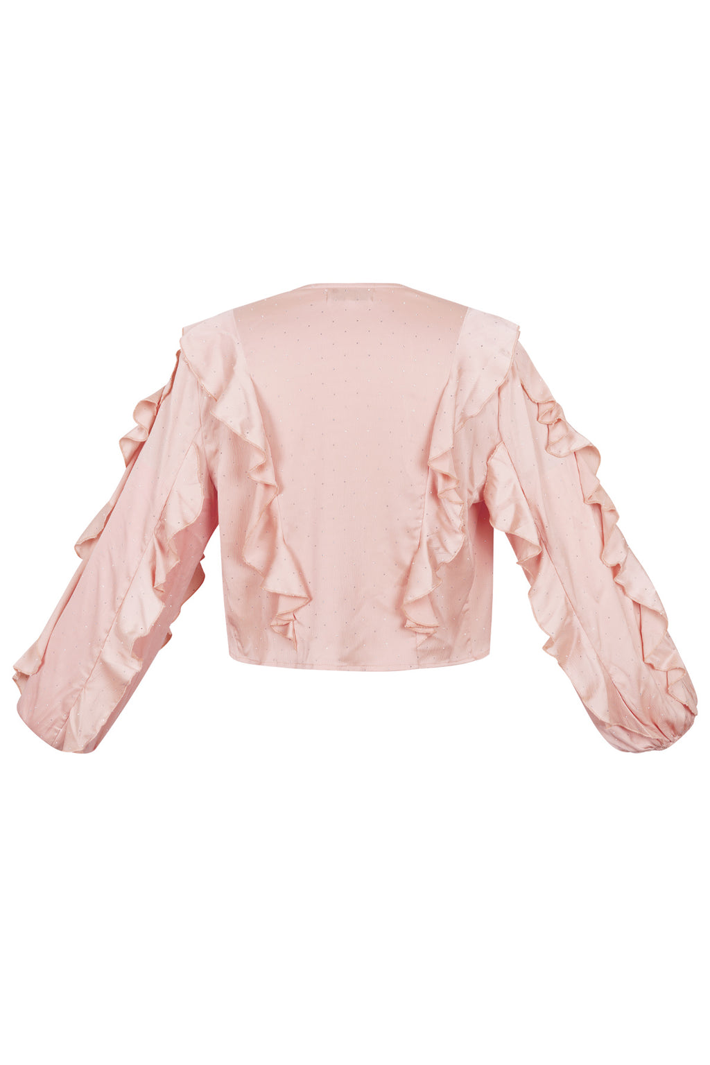 Blouse with ruffles