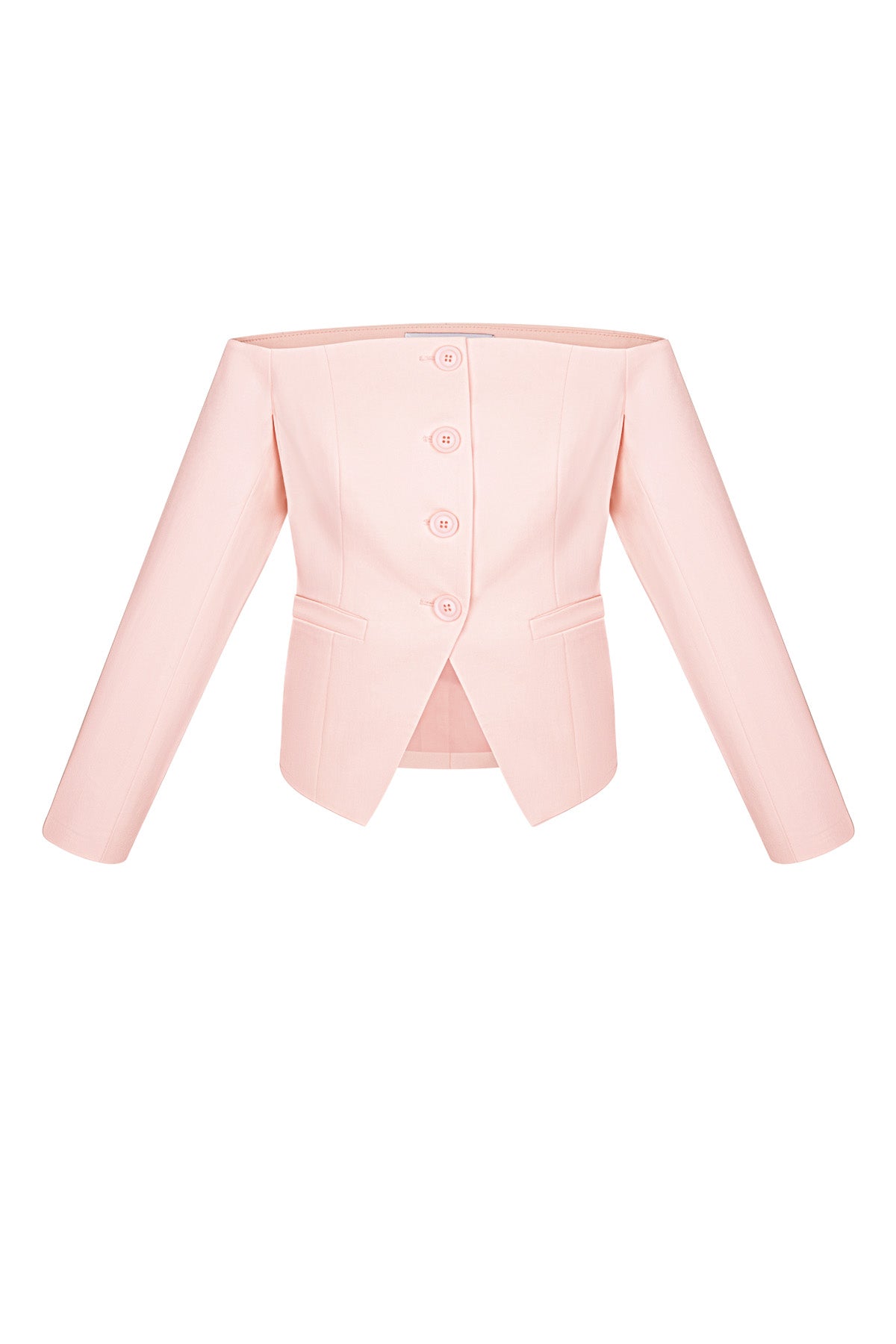 Off shoulder blazer top