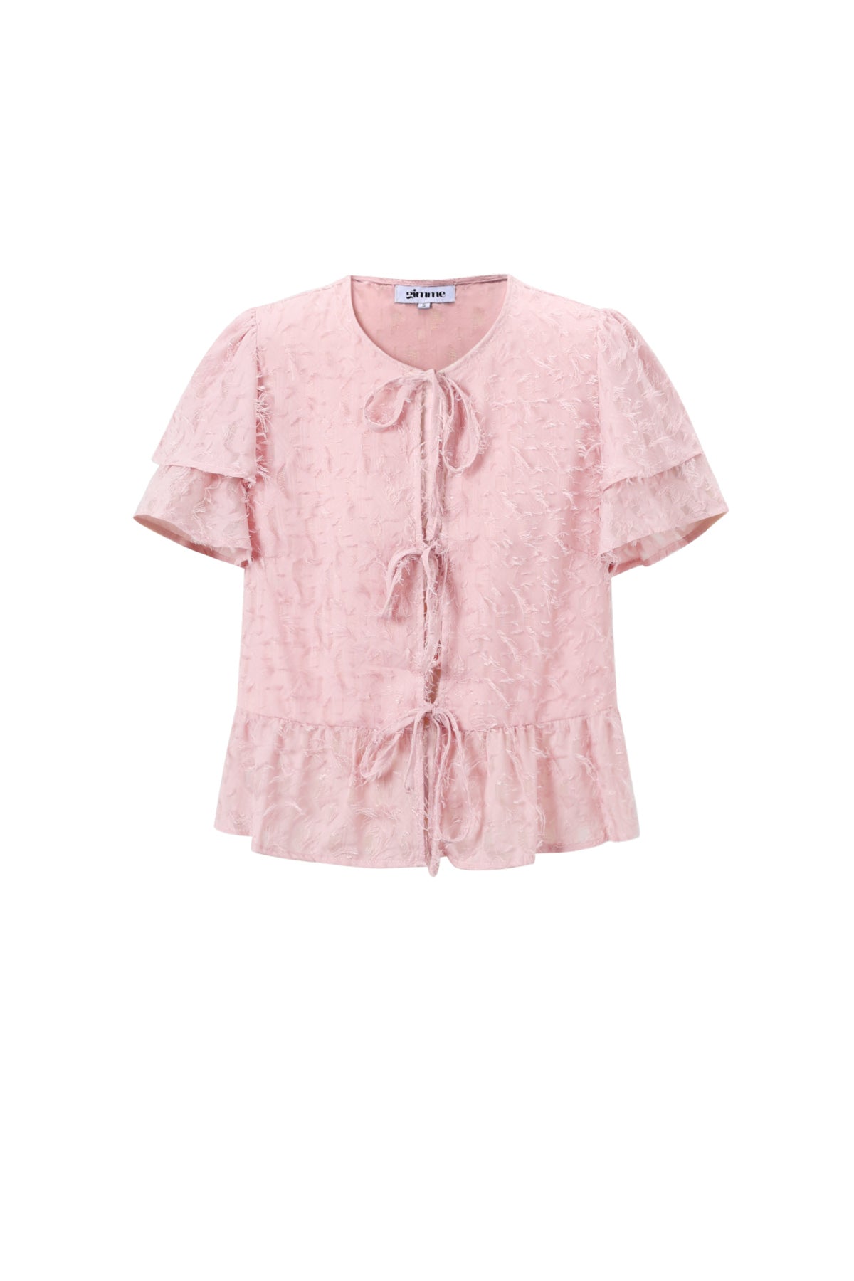 Short sleeve tops Solid color Elegant Spring/Summer