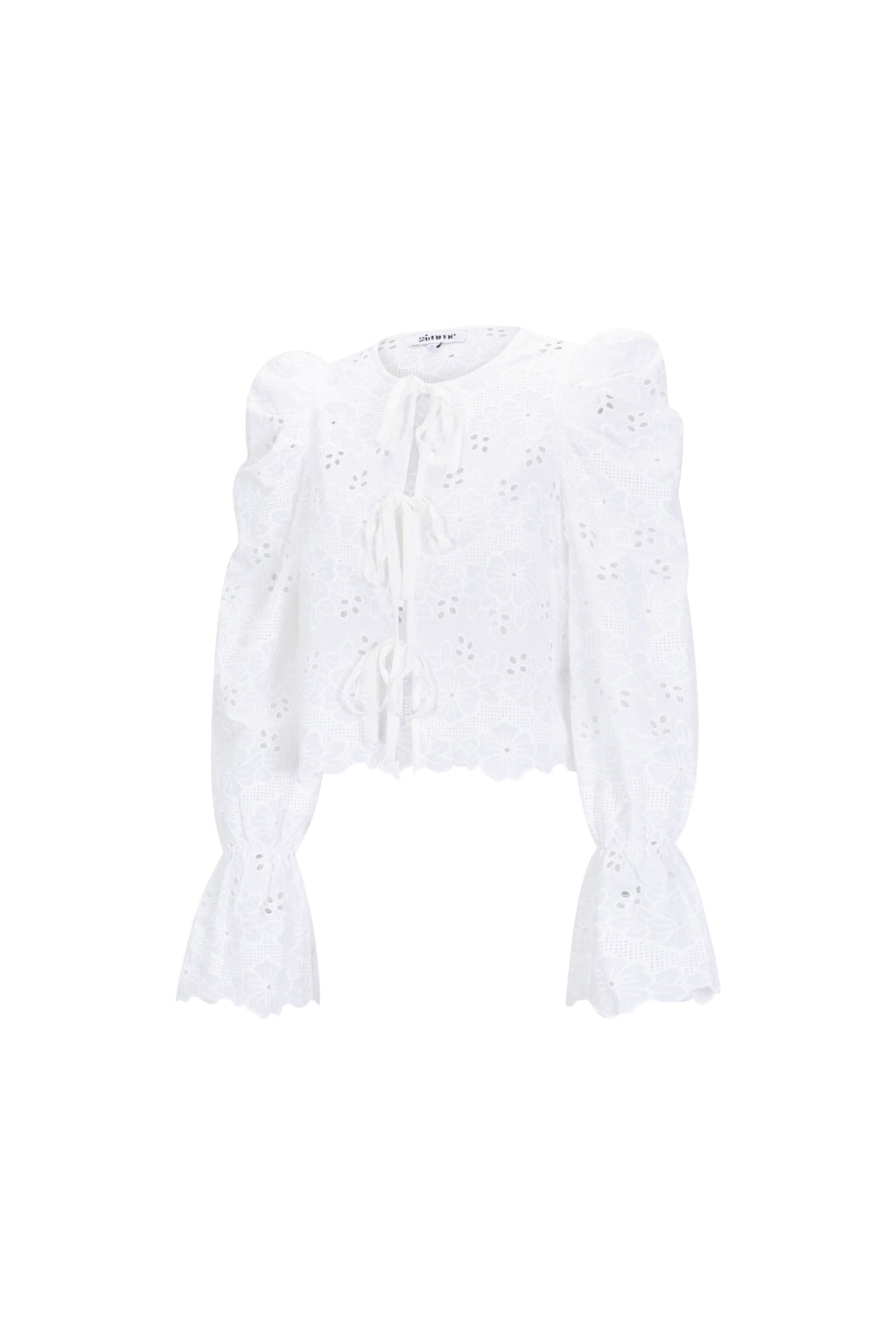 Crochet top with bows