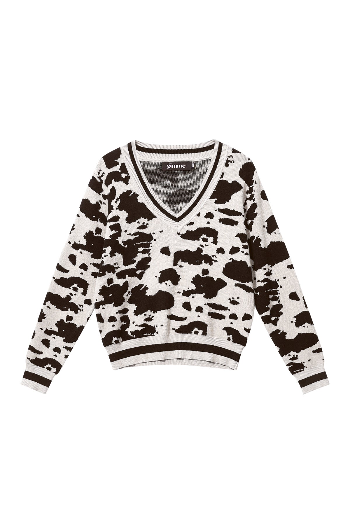 Adhesive (human cotton) Knit sweaters Leopard print Casual Fall/Winter  Clothes