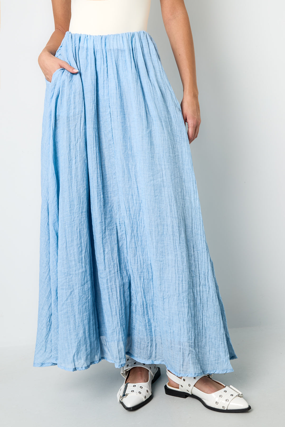 Skirts Solid color Casual Spring/Summer  Clothes