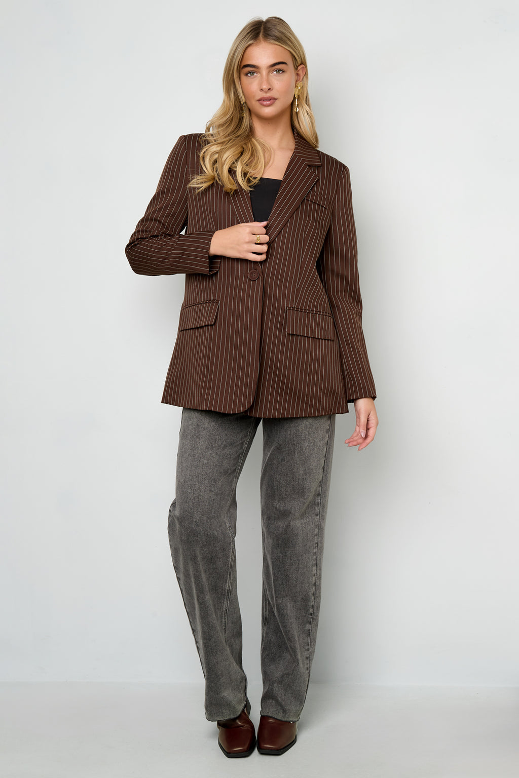 The Pinstripe Blazer