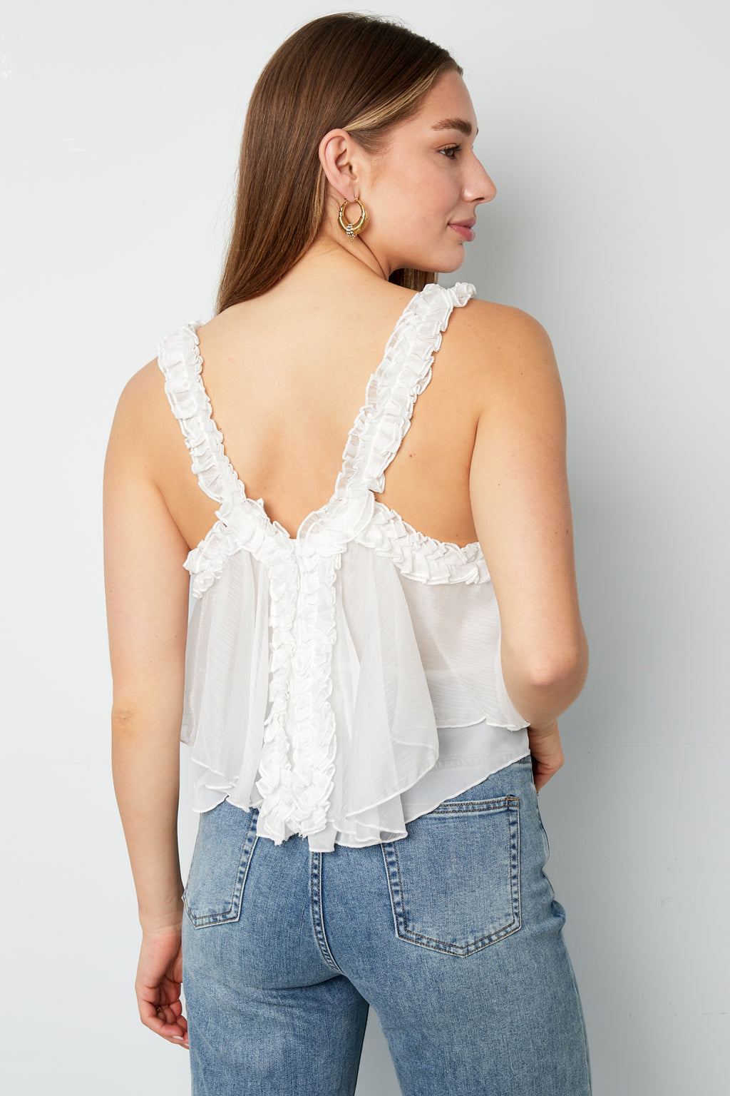 Dreamy ruffle top