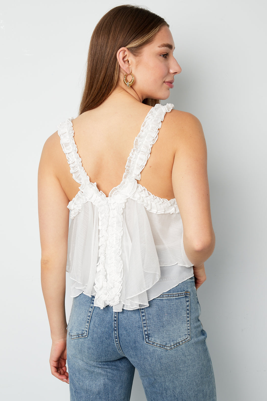 Dreamy ruffle top