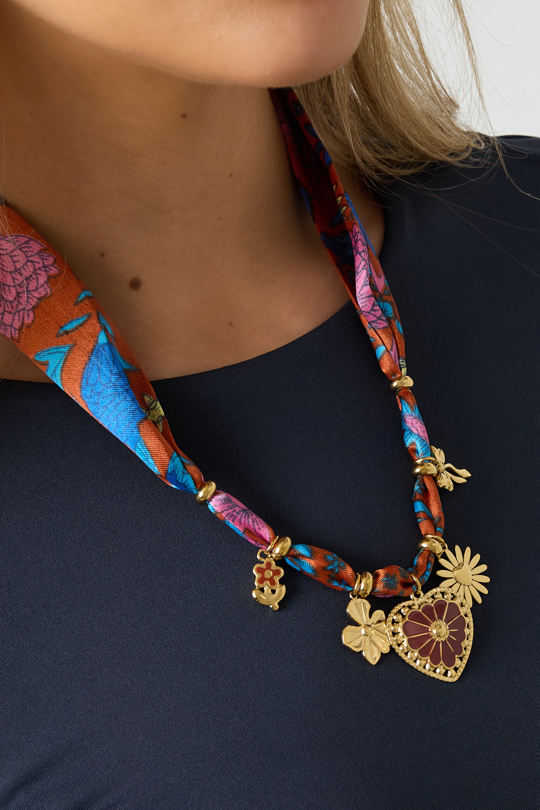 Stainless Steel Long Necklaces Heart Casual Daily Romantic Series Women's jewelry