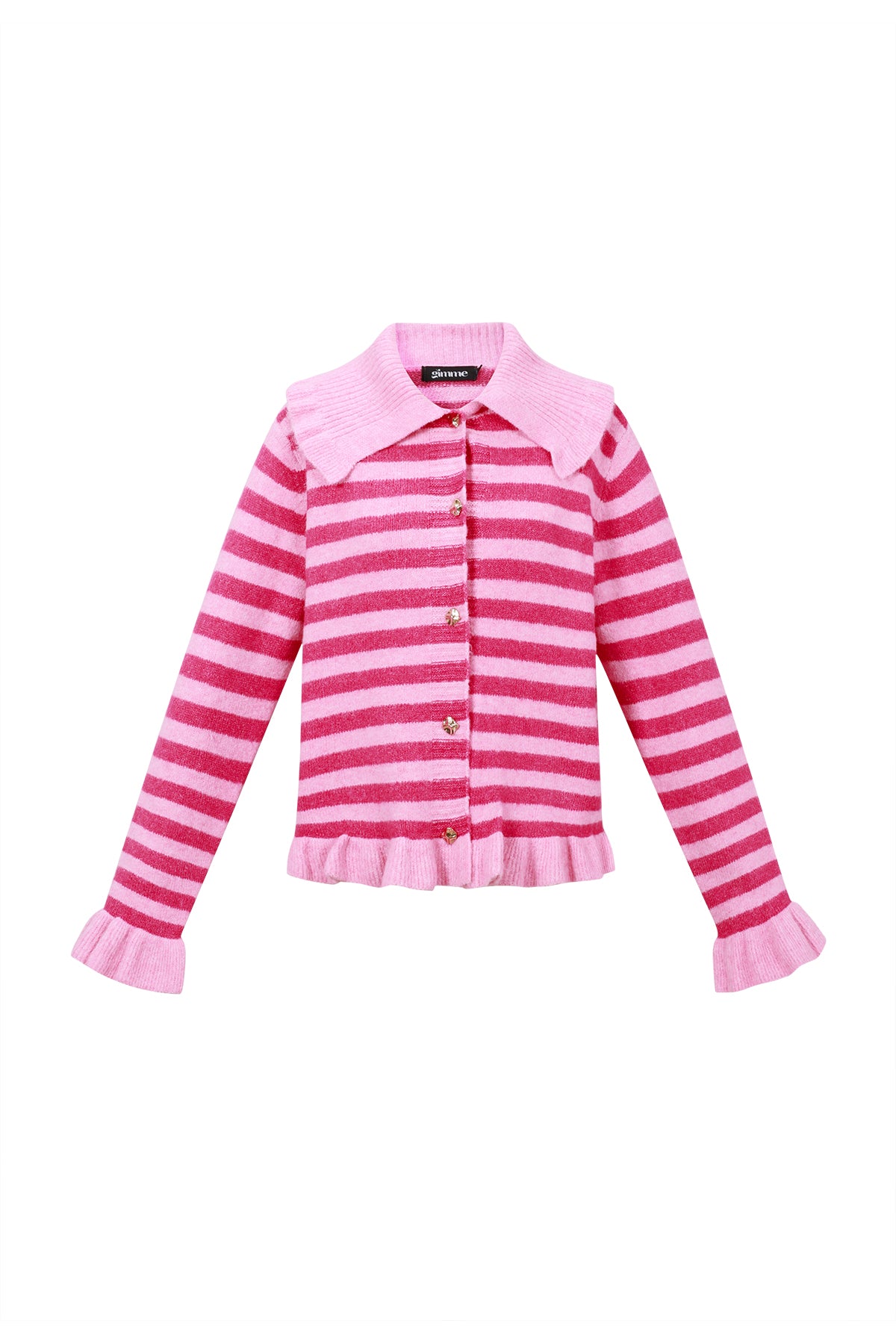 Polyester fiber (polyester) Knit cardigan Stripes Casual Fall/Winter  Clothes