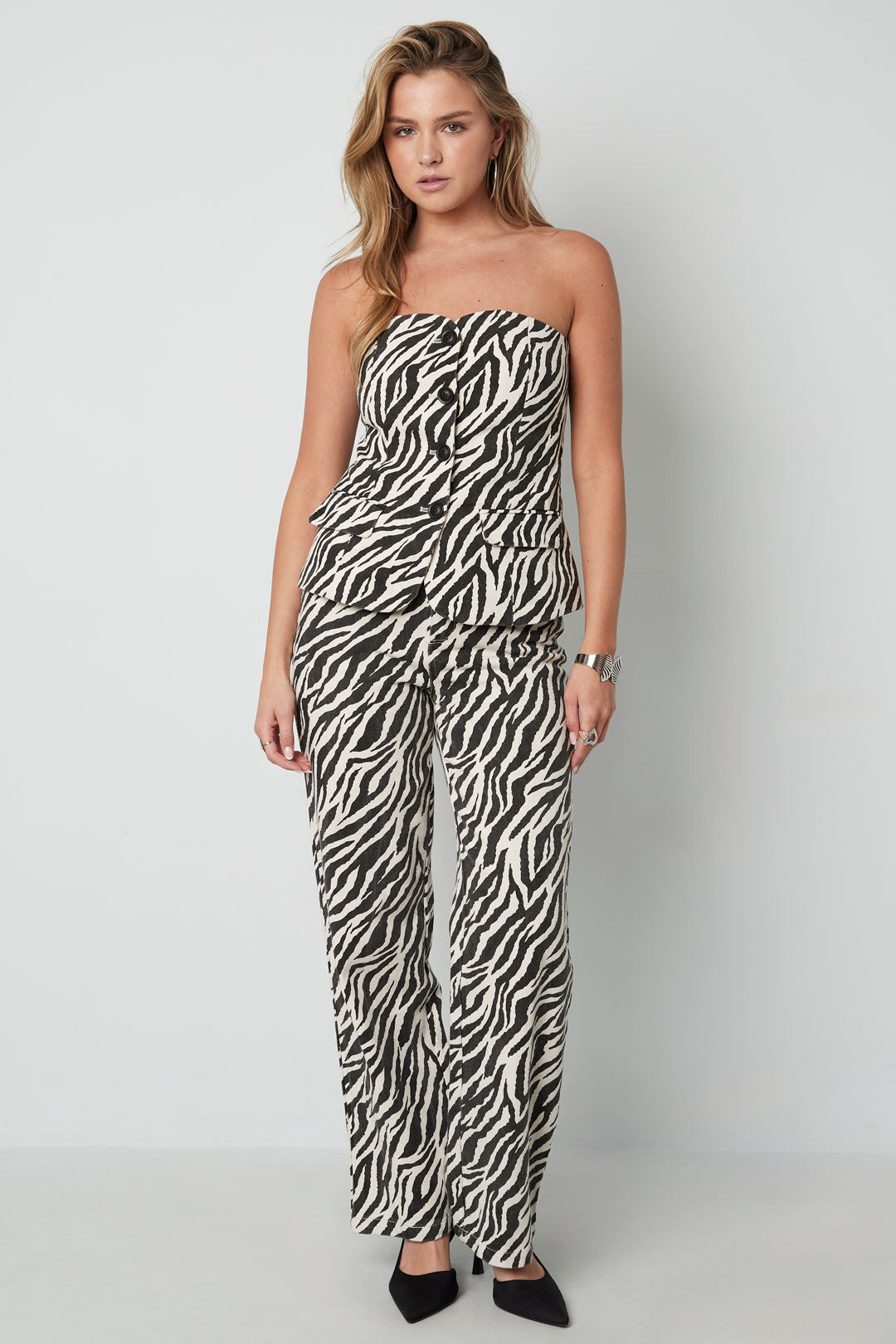 The Zebra Strapless