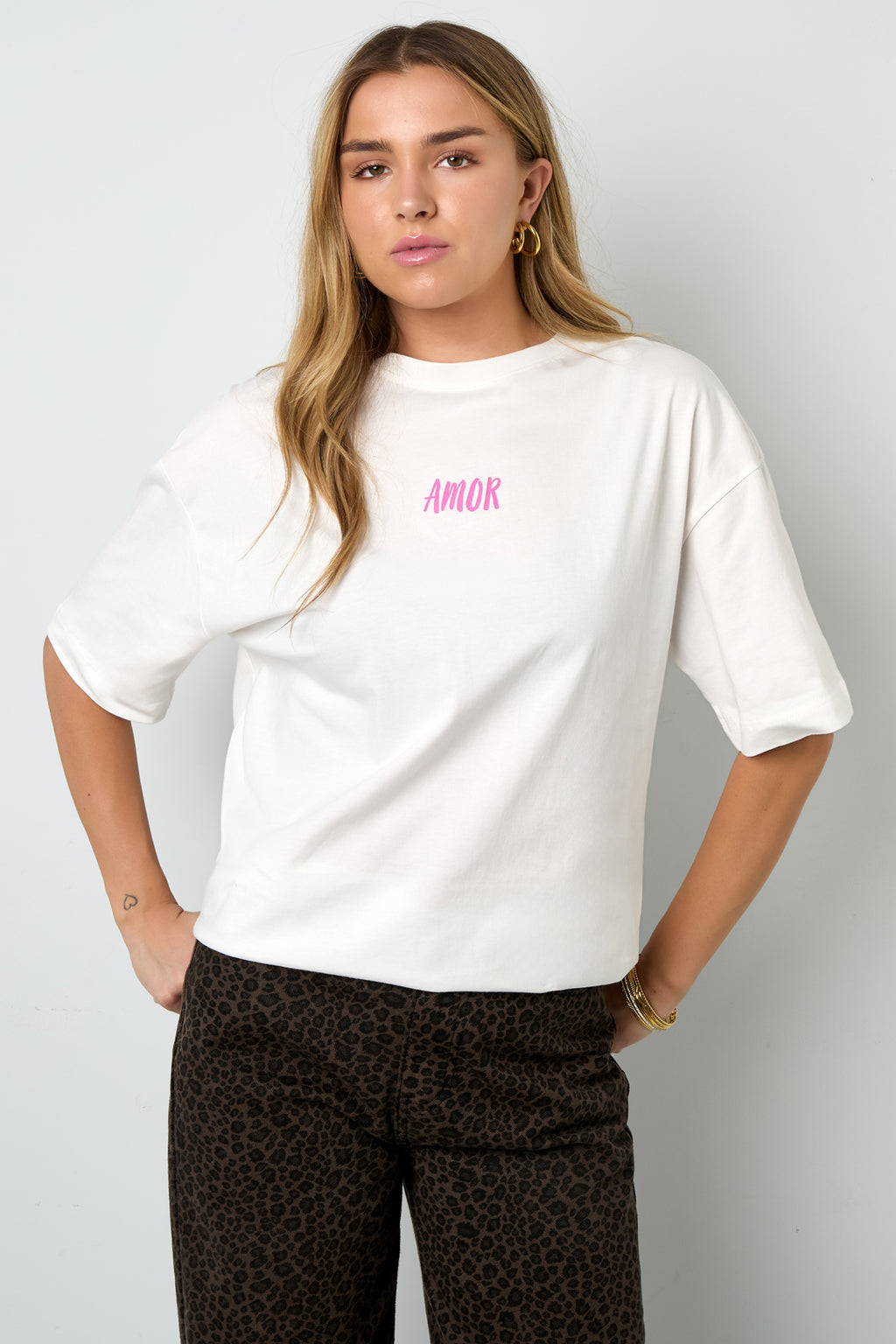Amor por el mar oversized tee
