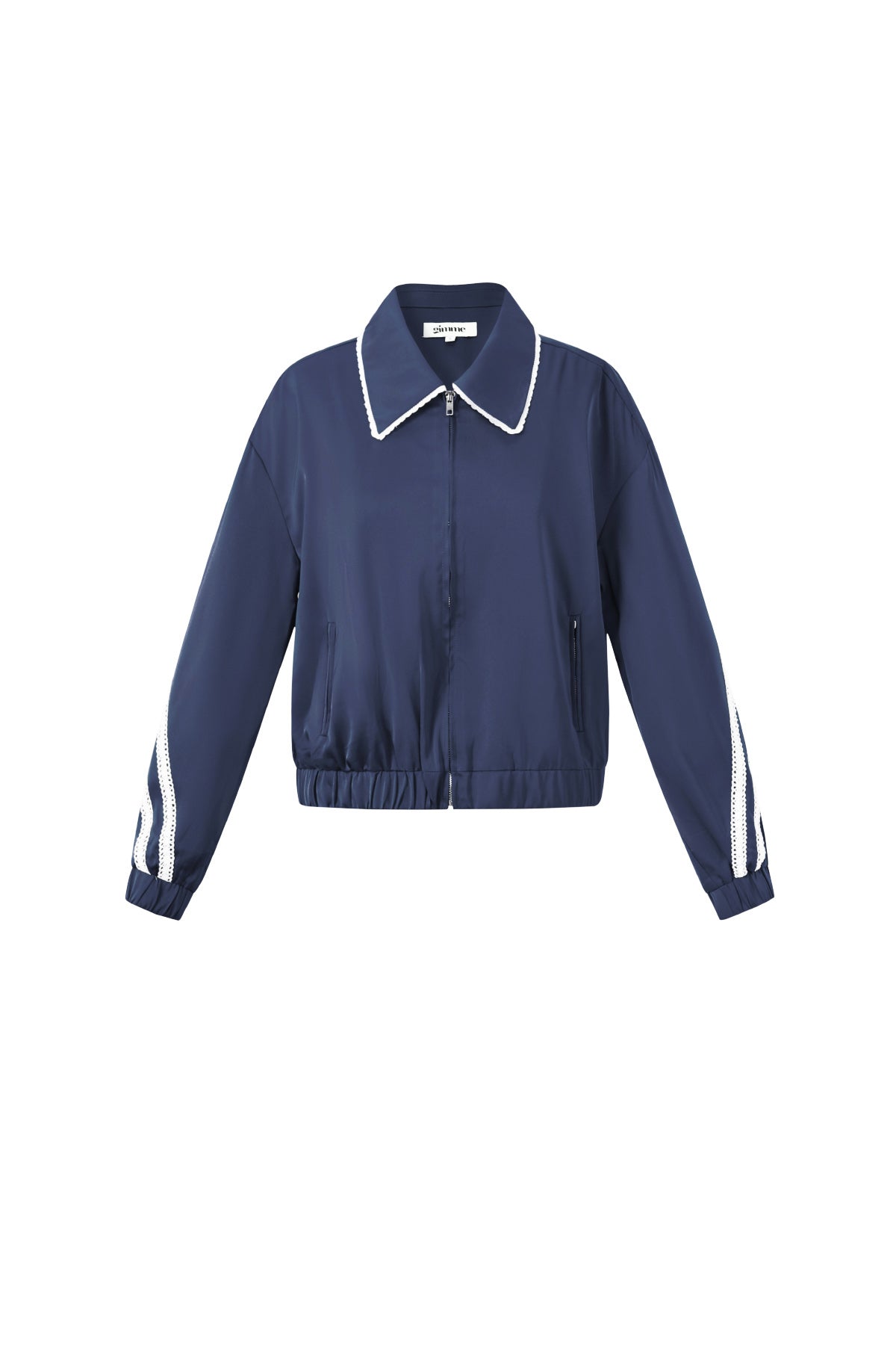 Satin Look Sporty Jacket