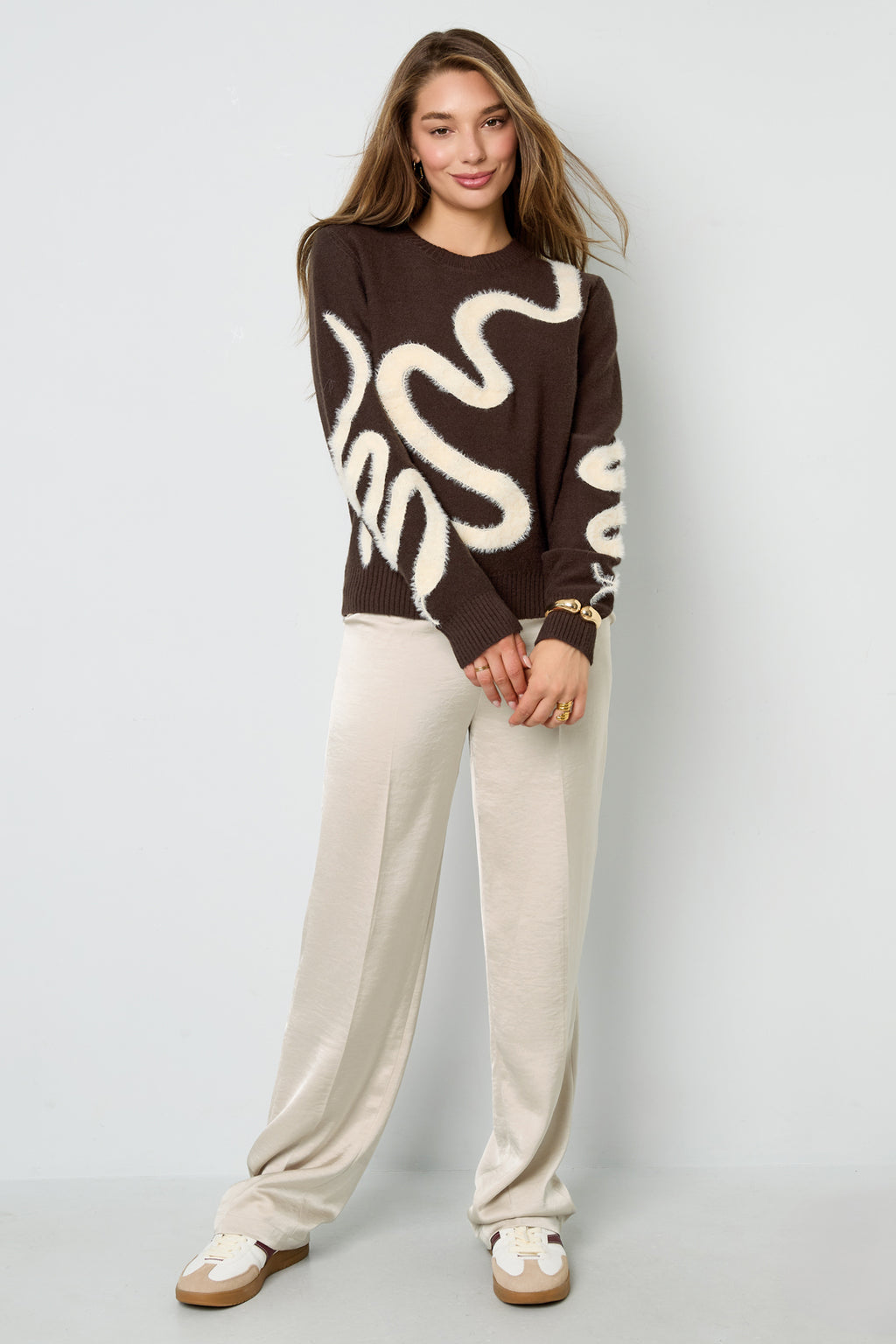 Swirl Soft Knit trui