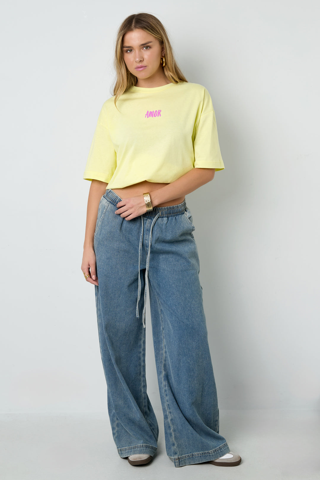 Amor por el mar oversized tee