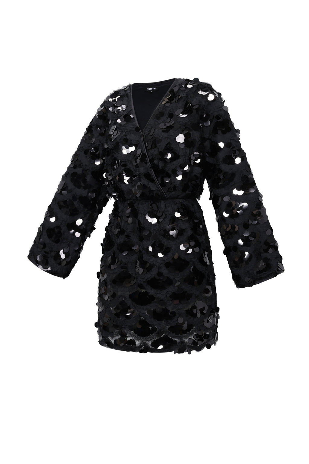Polyester fiber (polyester) Mini dresses Sequins Elegant Fall/Winter  Clothes