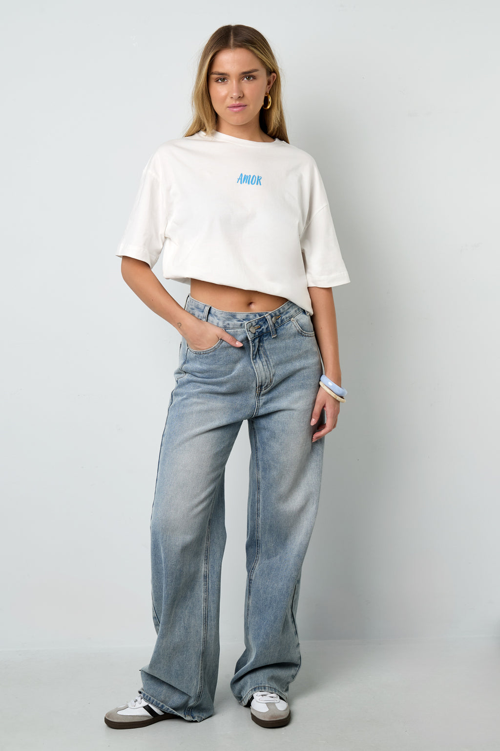 Amor por el mar oversized tee