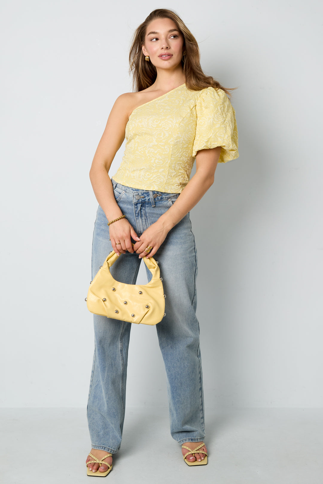 Short sleeve tops Floral print Elegant Spring/Summer