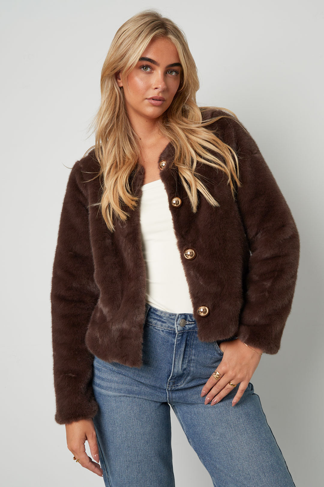 Faux Fur Jacket
