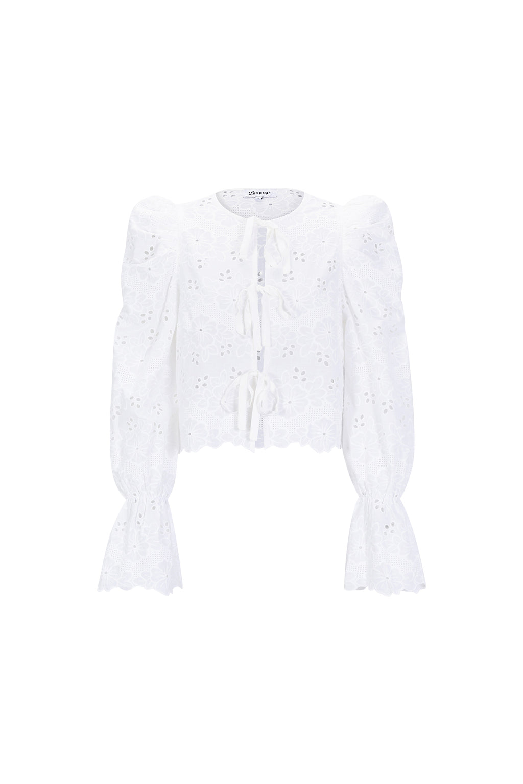 Crochet top with bows