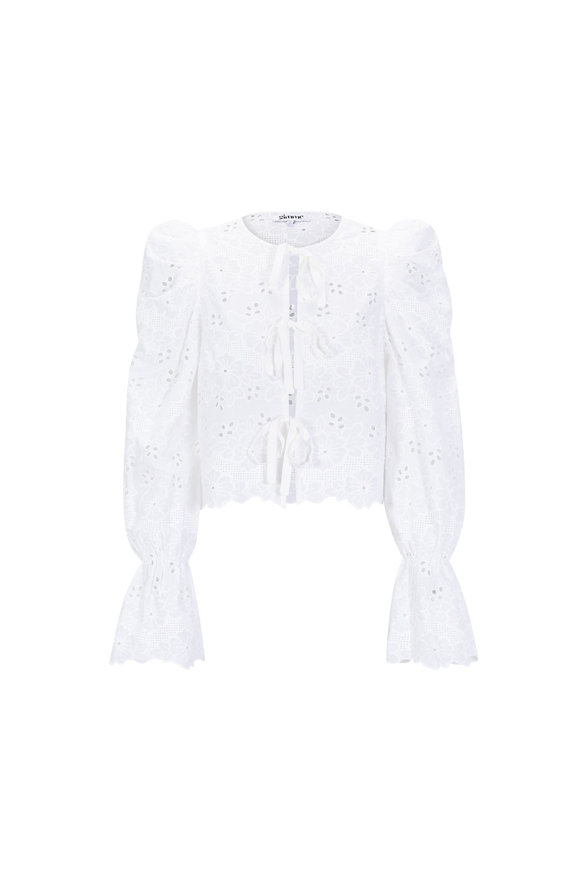 Crochet top with bows