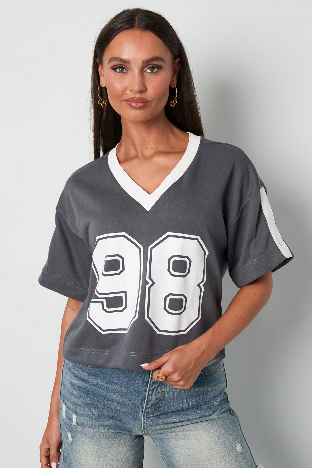 Cropped Football Shirt